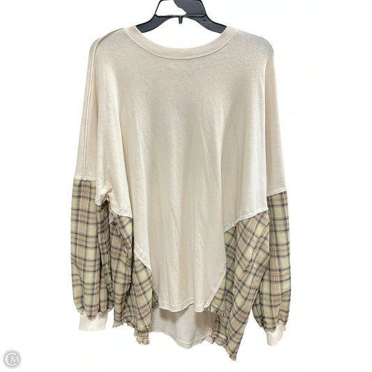 Top Long Sleeve By Bke In Multi-colored, Size: Xs