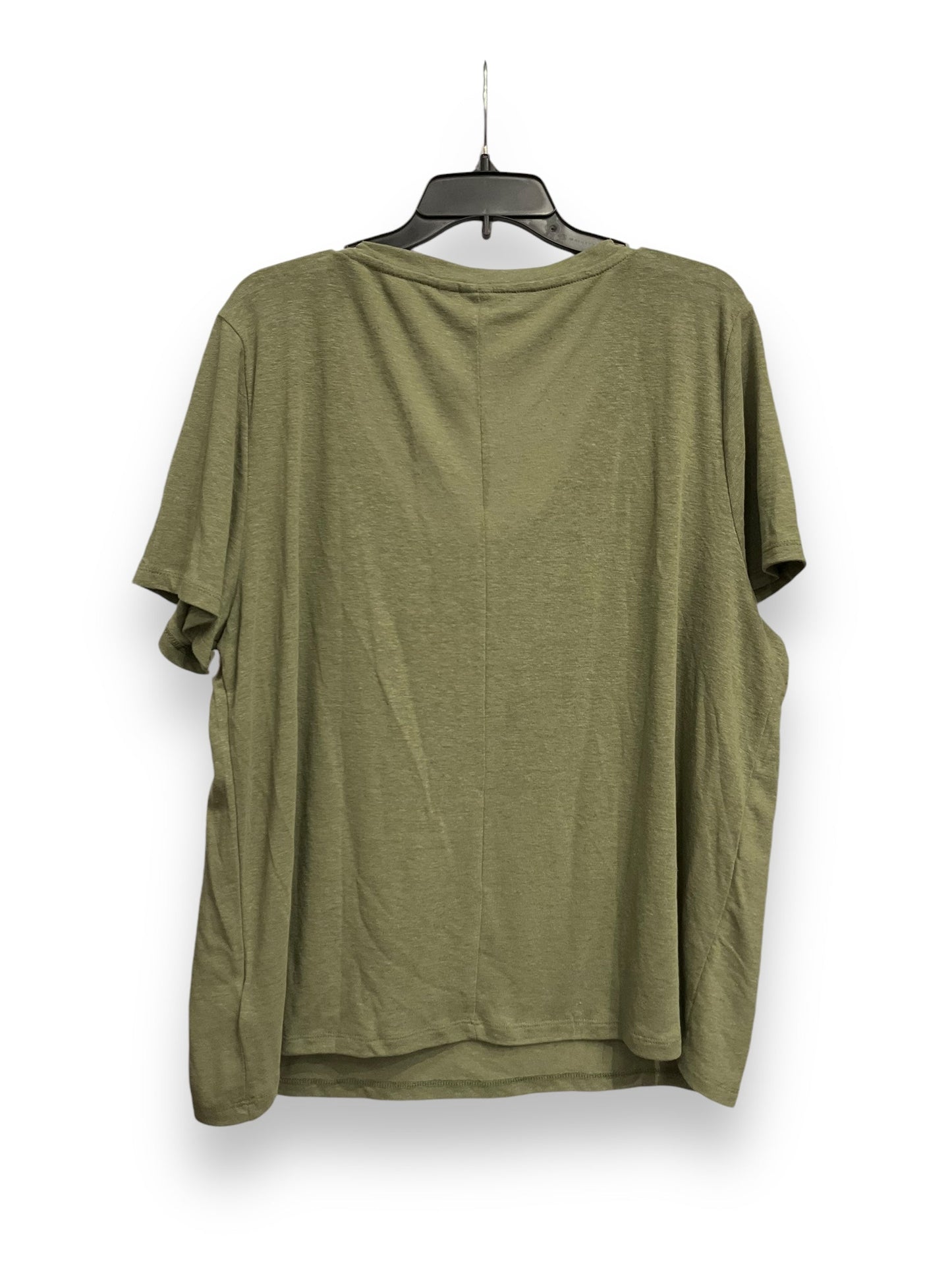 Top Short Sleeve Basic By Gap In Green, Size: Xxl