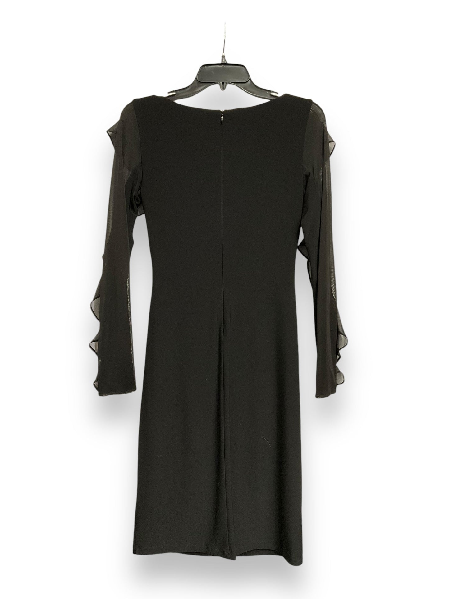 Dress Party Midi By Lauren By Ralph Lauren In Black, Size: 2