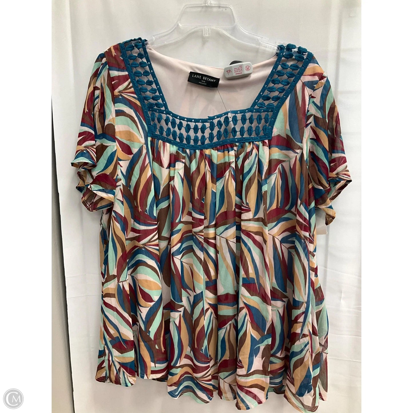 Top Sleeveless By Lane Bryant In Multi-colored, Size: 1x