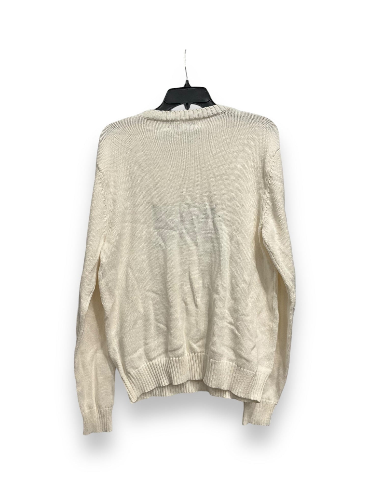 Sweater By Cmb In Cream, Size: Xl