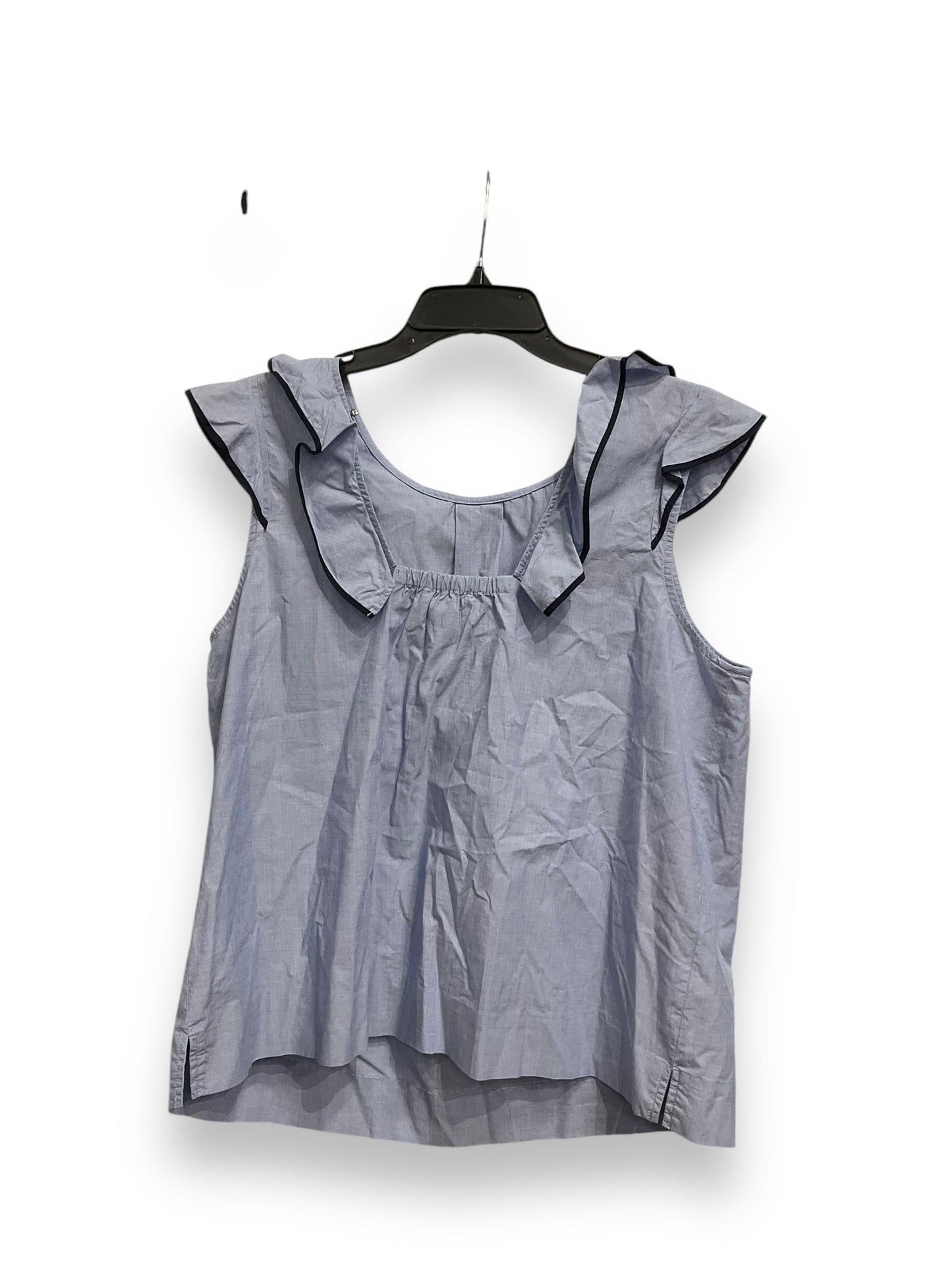 Top Sleeveless By J. Crew In Black & Blue, Size: 1x