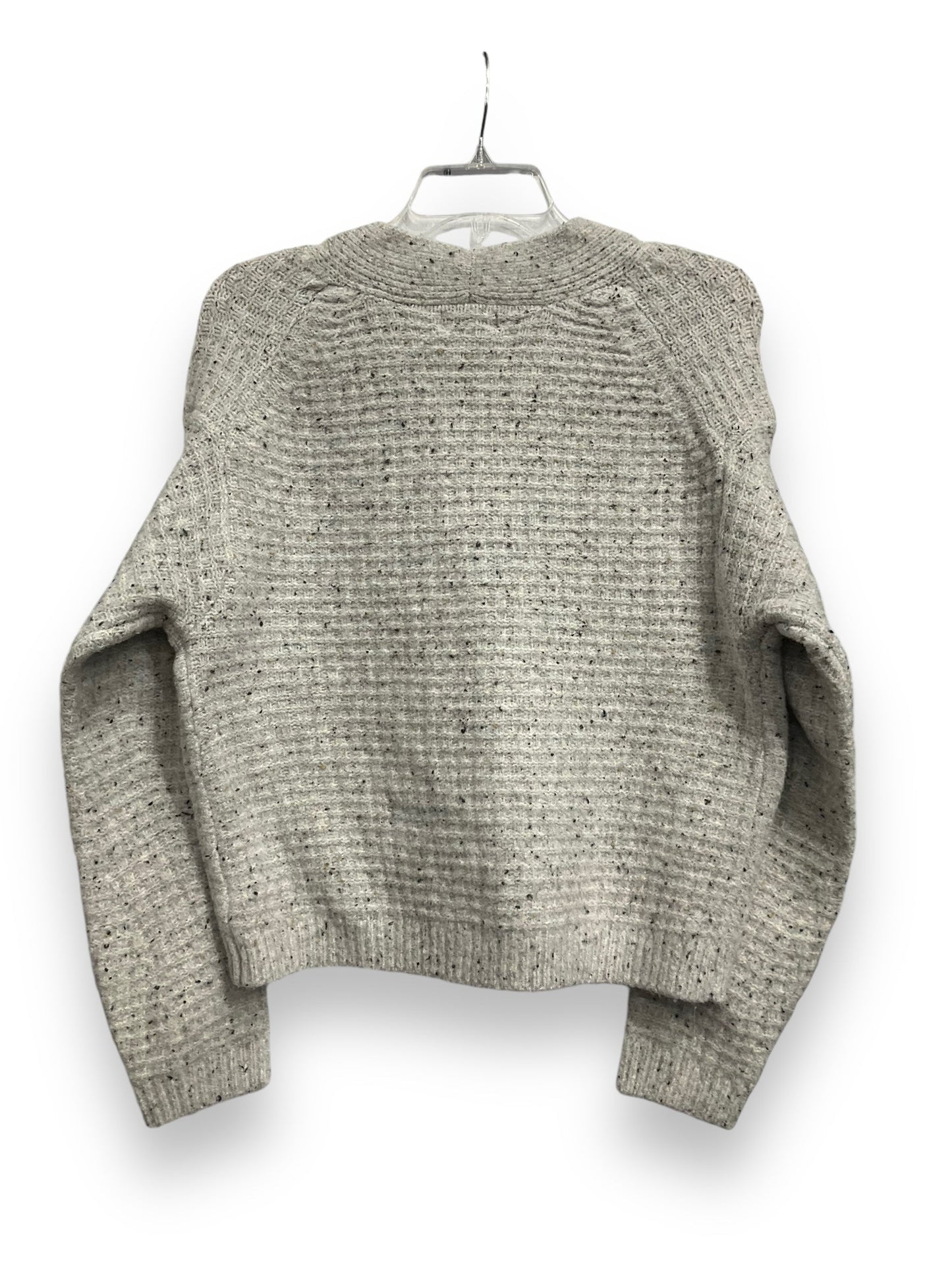 Sweater Cardigan By Universal Thread In Grey, Size: M