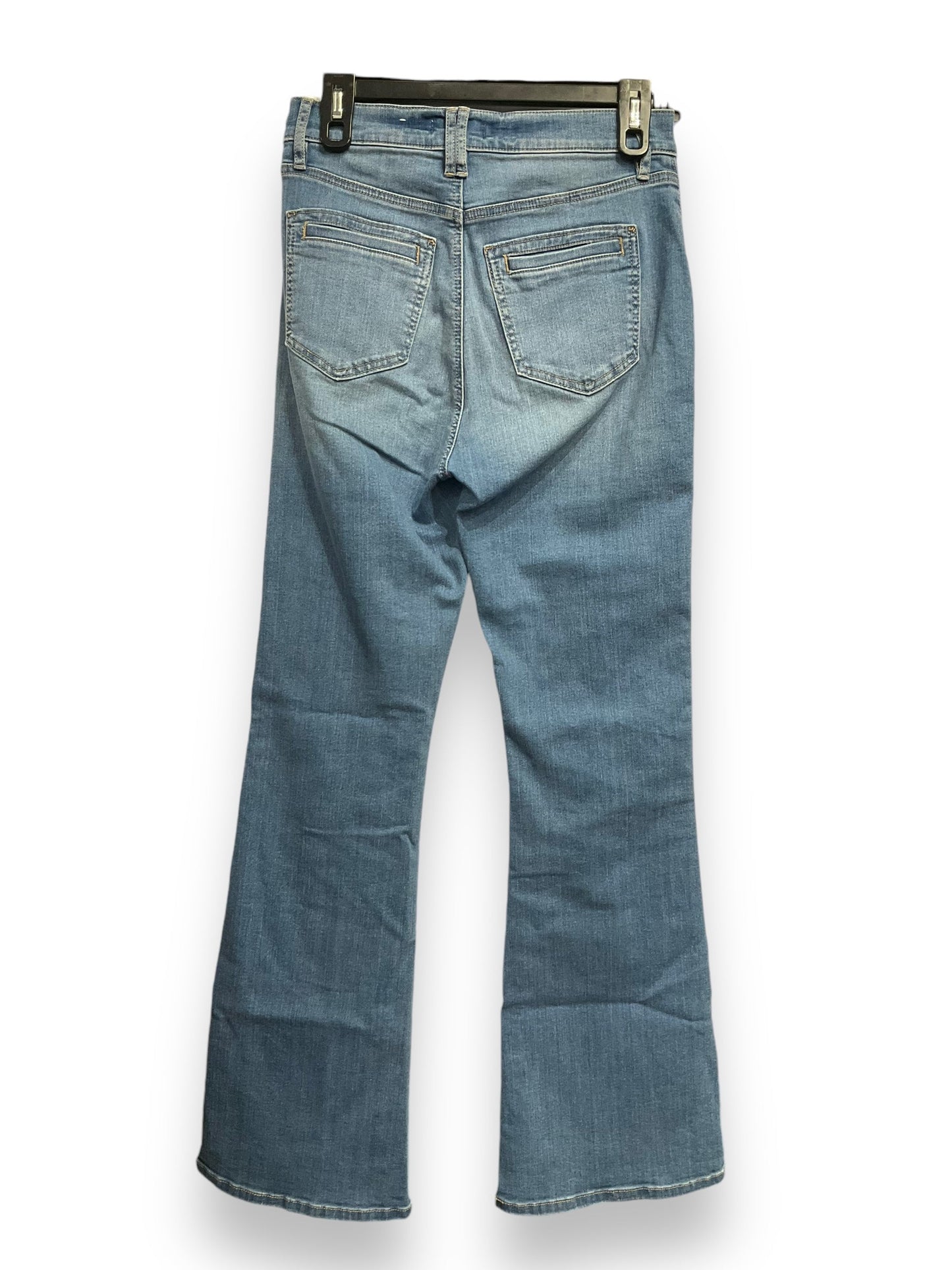 Jeans Flared By Loft In Blue Denim, Size: 4