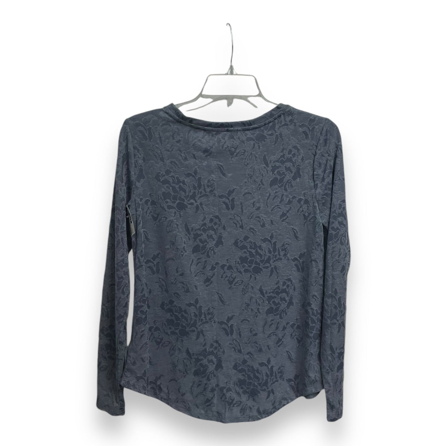 Top Long Sleeve By Simply Vera In Blue, Size: S