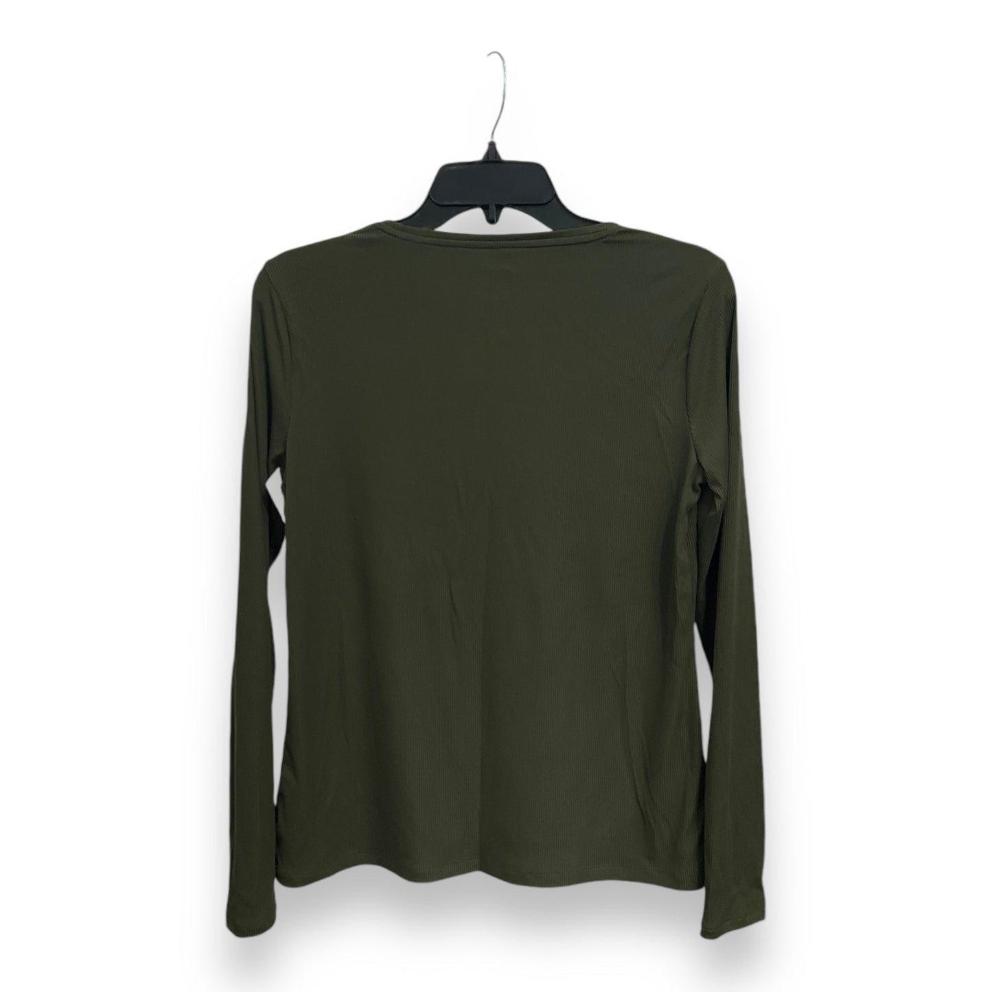 Top Long Sleeve Basic By Nine West Apparel In Green, Size: S