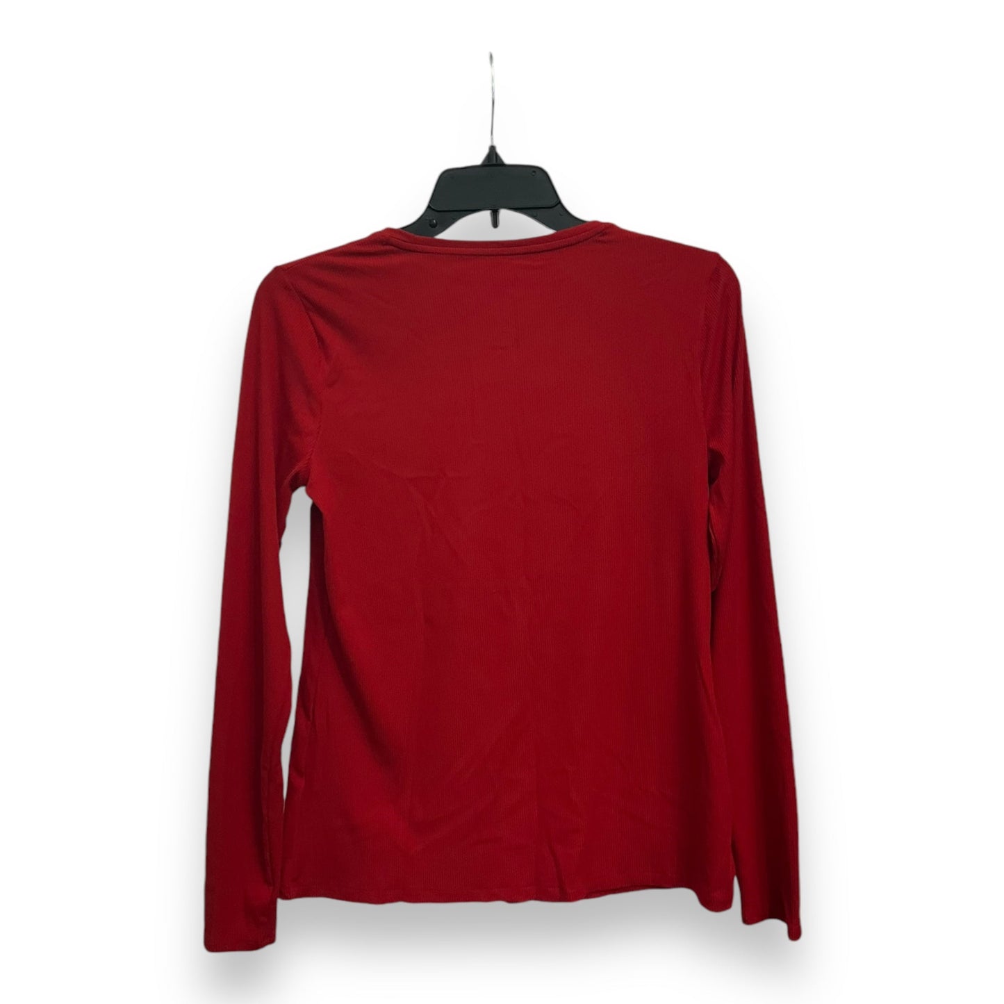 Top Long Sleeve Basic By Nine West Apparel In Red, Size: S