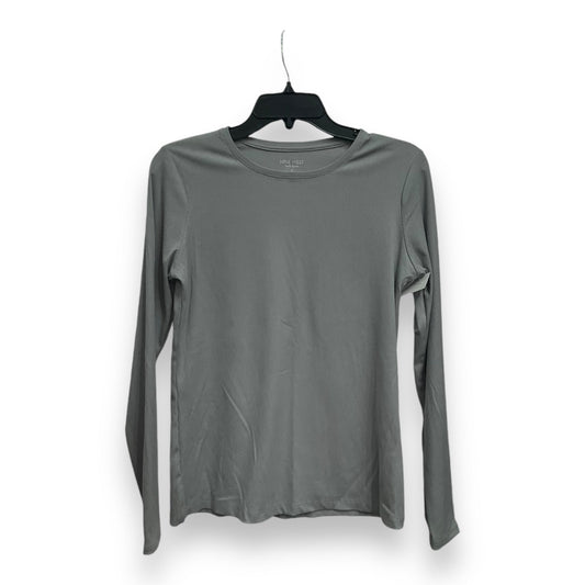 Top Long Sleeve Basic By Nine West Apparel In Grey, Size: S