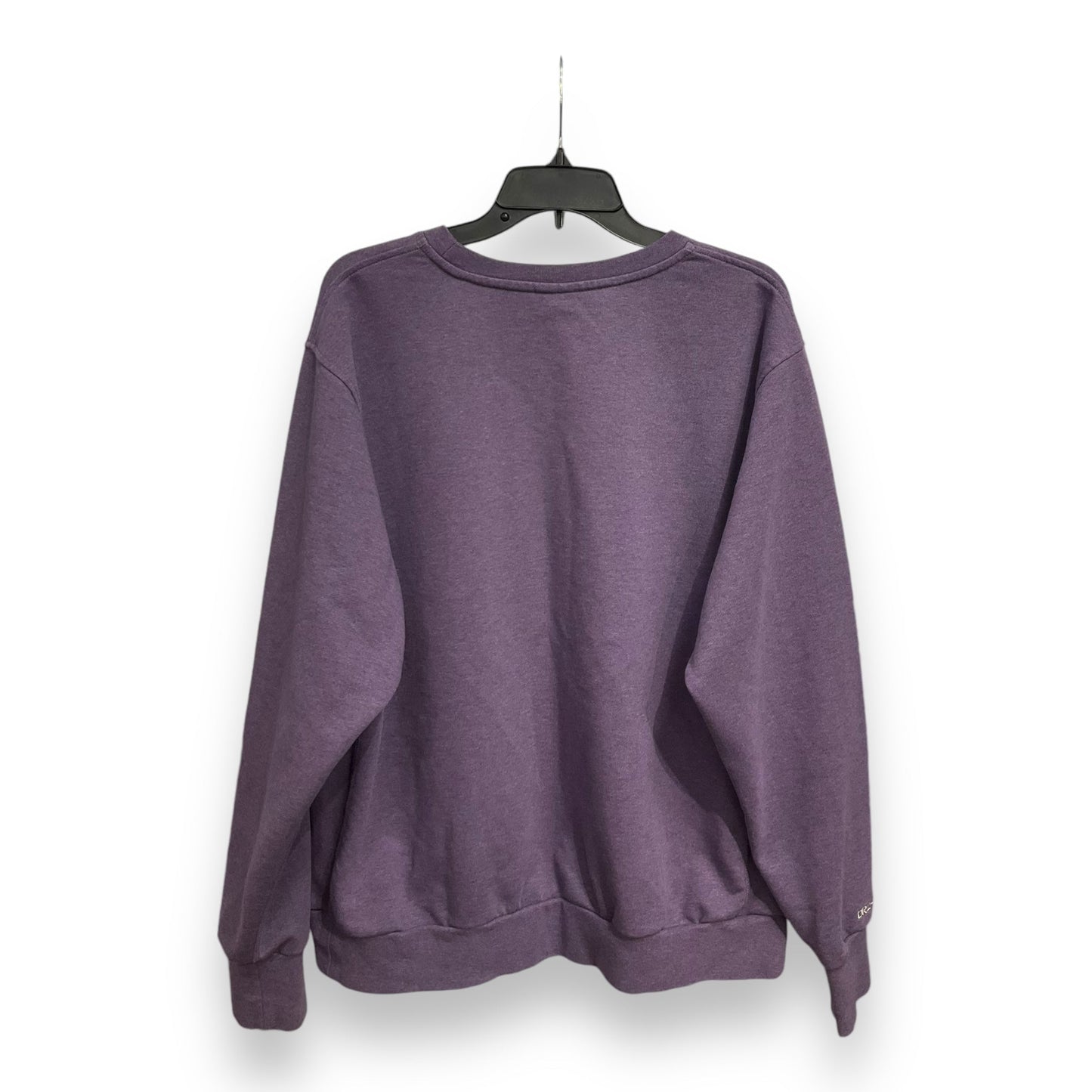 Athletic Sweatshirt Crewneck By Nike Apparel In Purple, Size: L