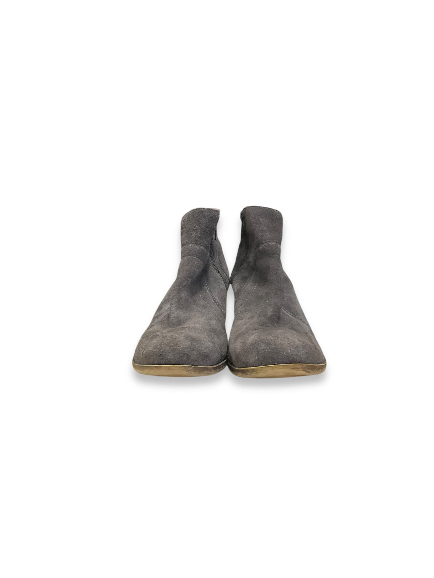 Boots Ankle Heels By Lucky Brand In Grey, Size: 9.5