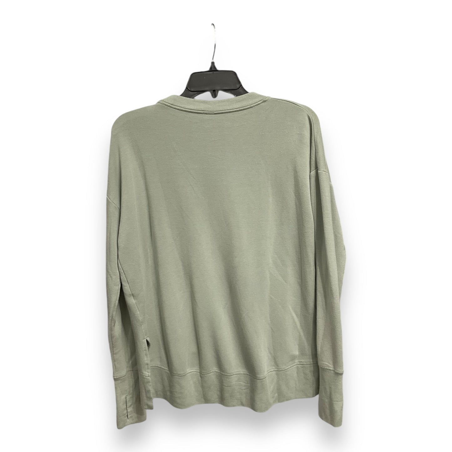 Athletic Top Long Sleeve Crewneck By Athleta In Green, Size: S