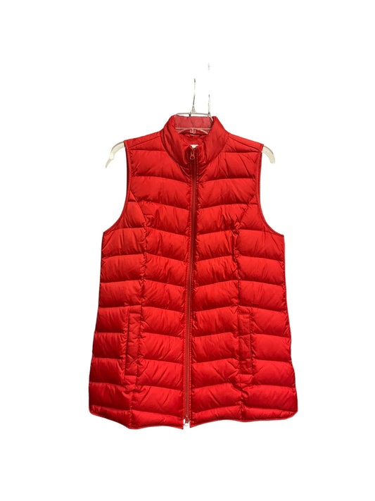 Vest Puffer & Quilted By J. Jill In Red, Size: M