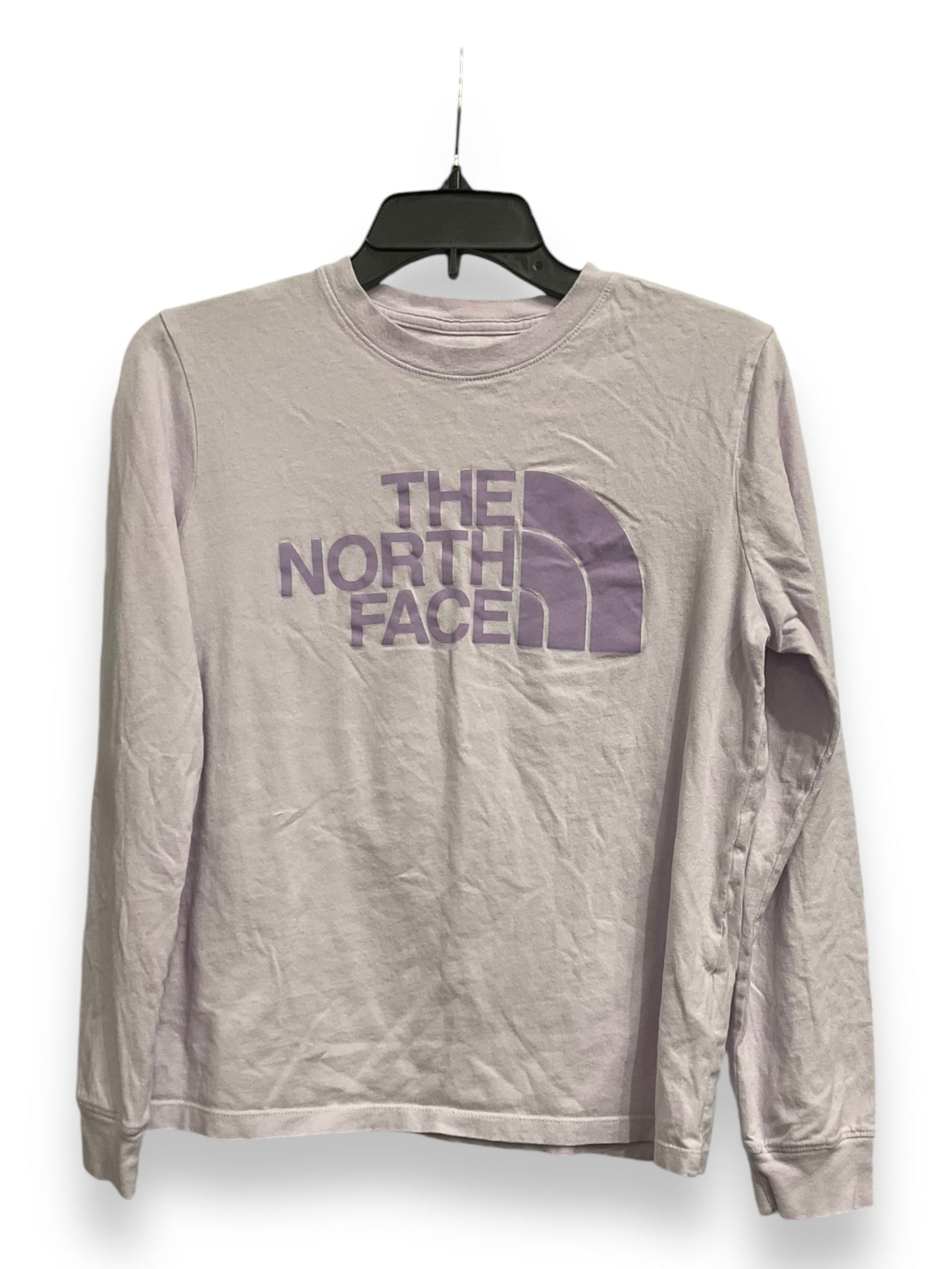 Athletic Top Long Sleeve Crewneck By The North Face In Purple, Size: Sp