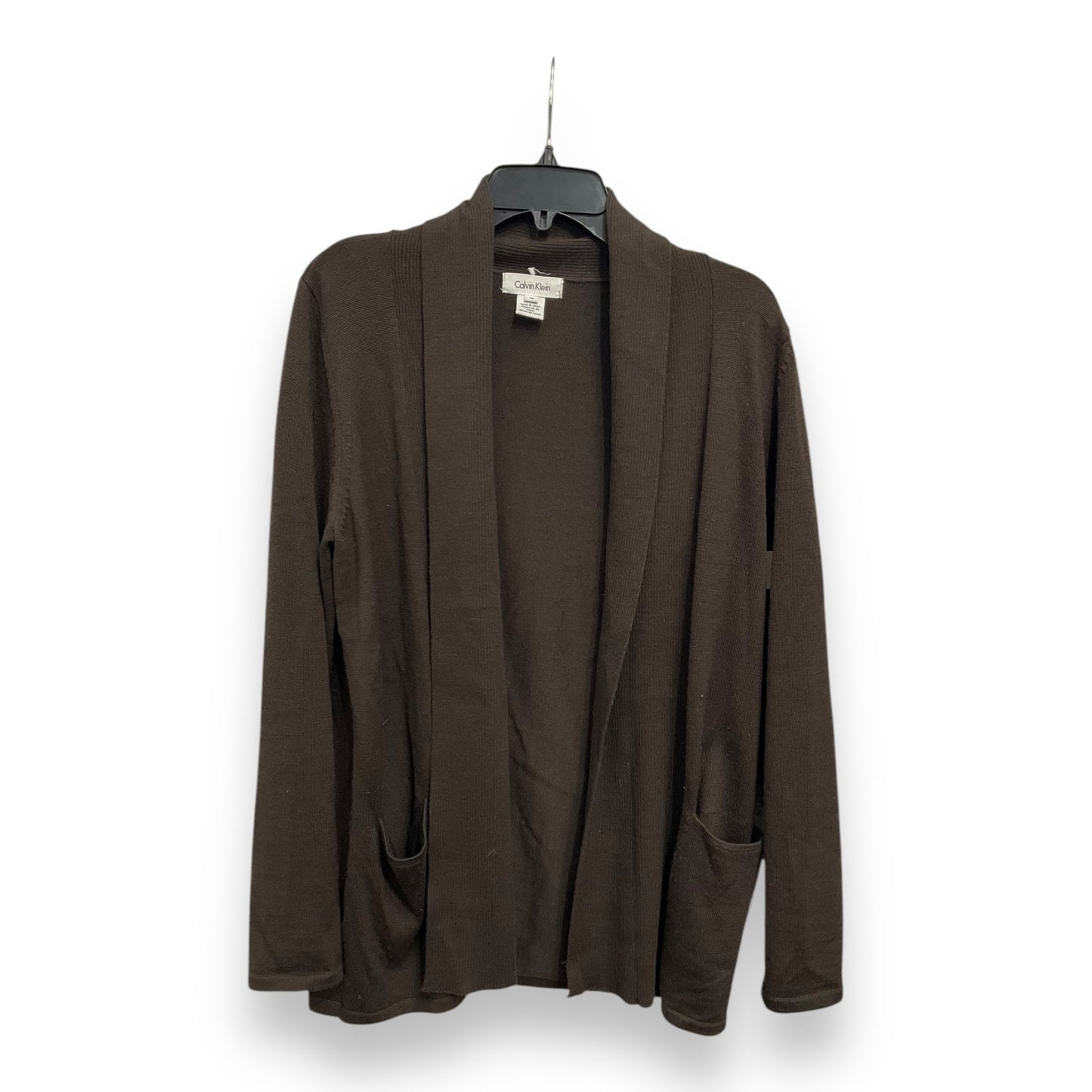 Cardigan By Calvin Klein In Brown, Size: M