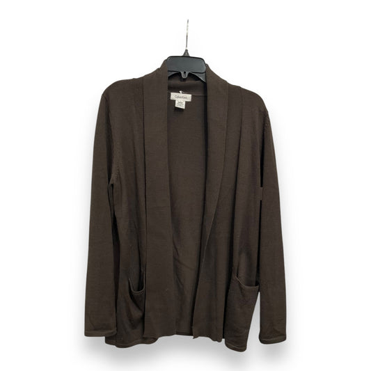 Cardigan By Calvin Klein In Brown, Size: M