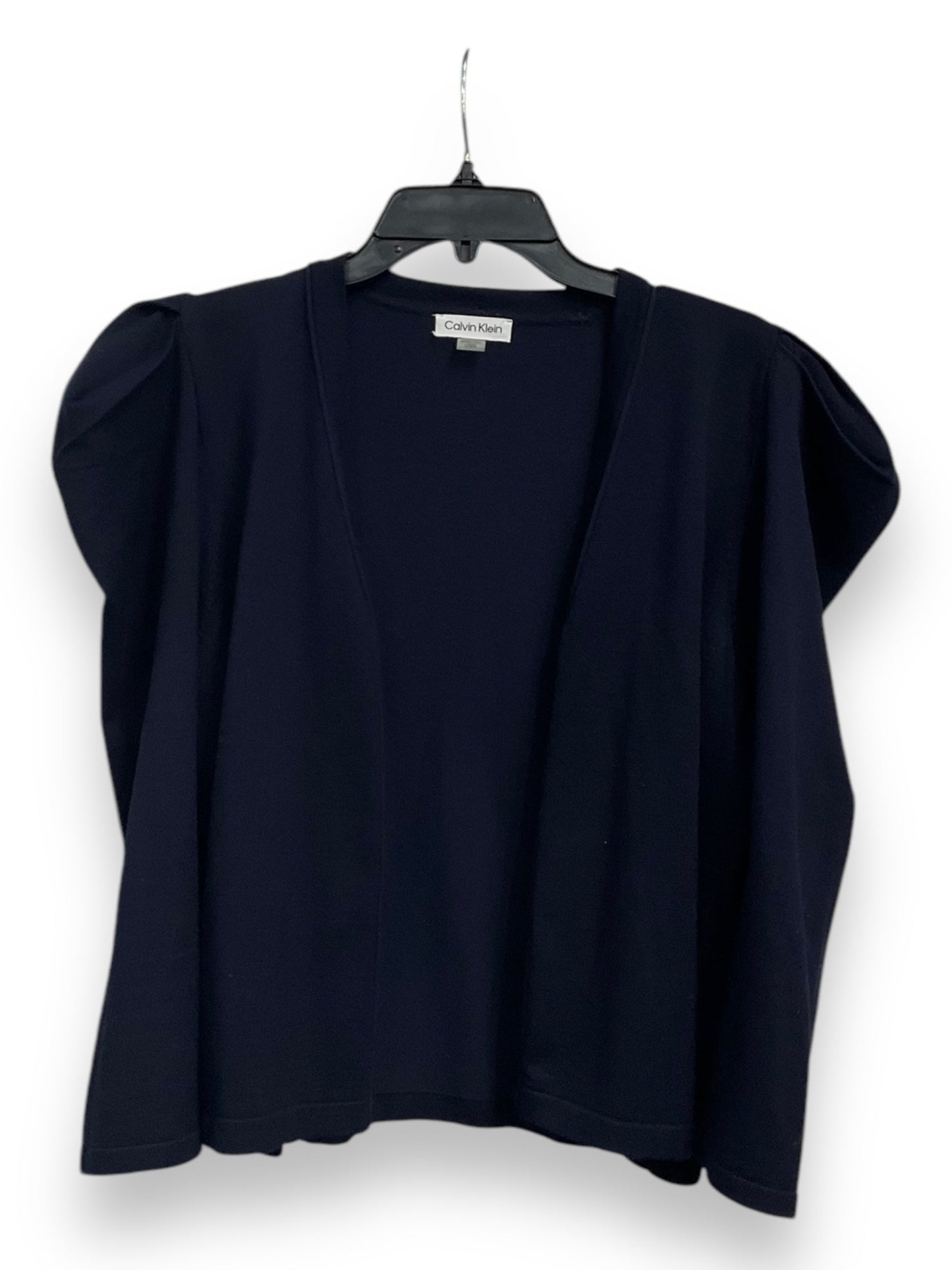 Cardigan By Calvin Klein In Navy, Size: L