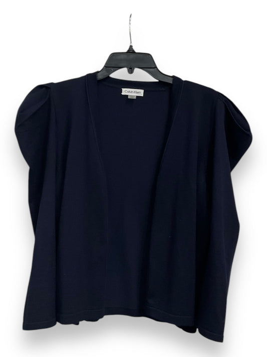 Cardigan By Calvin Klein In Navy, Size: L