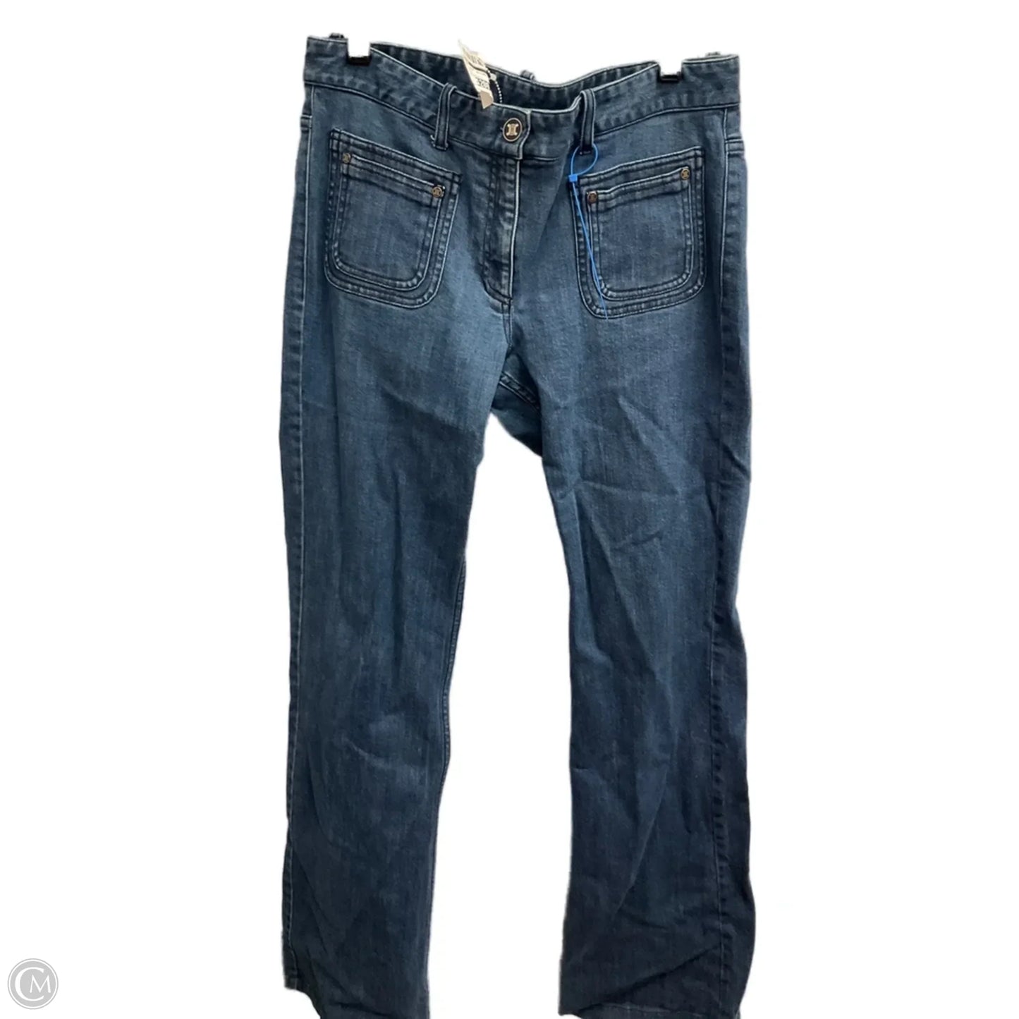 Jeans Luxury Designer By Celine In Blue Denim, Size: 16