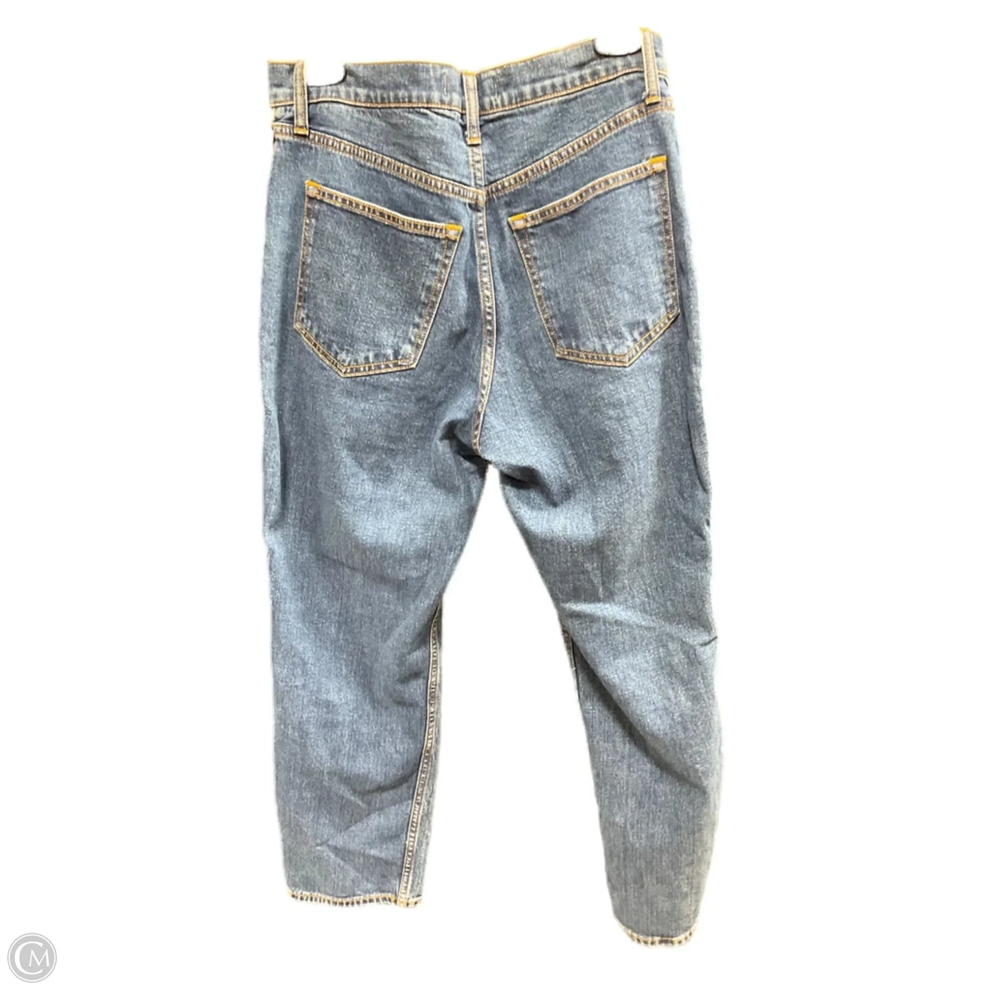 Jeans Straight By Abercrombie And Fitch In Blue Denim, Size: 8