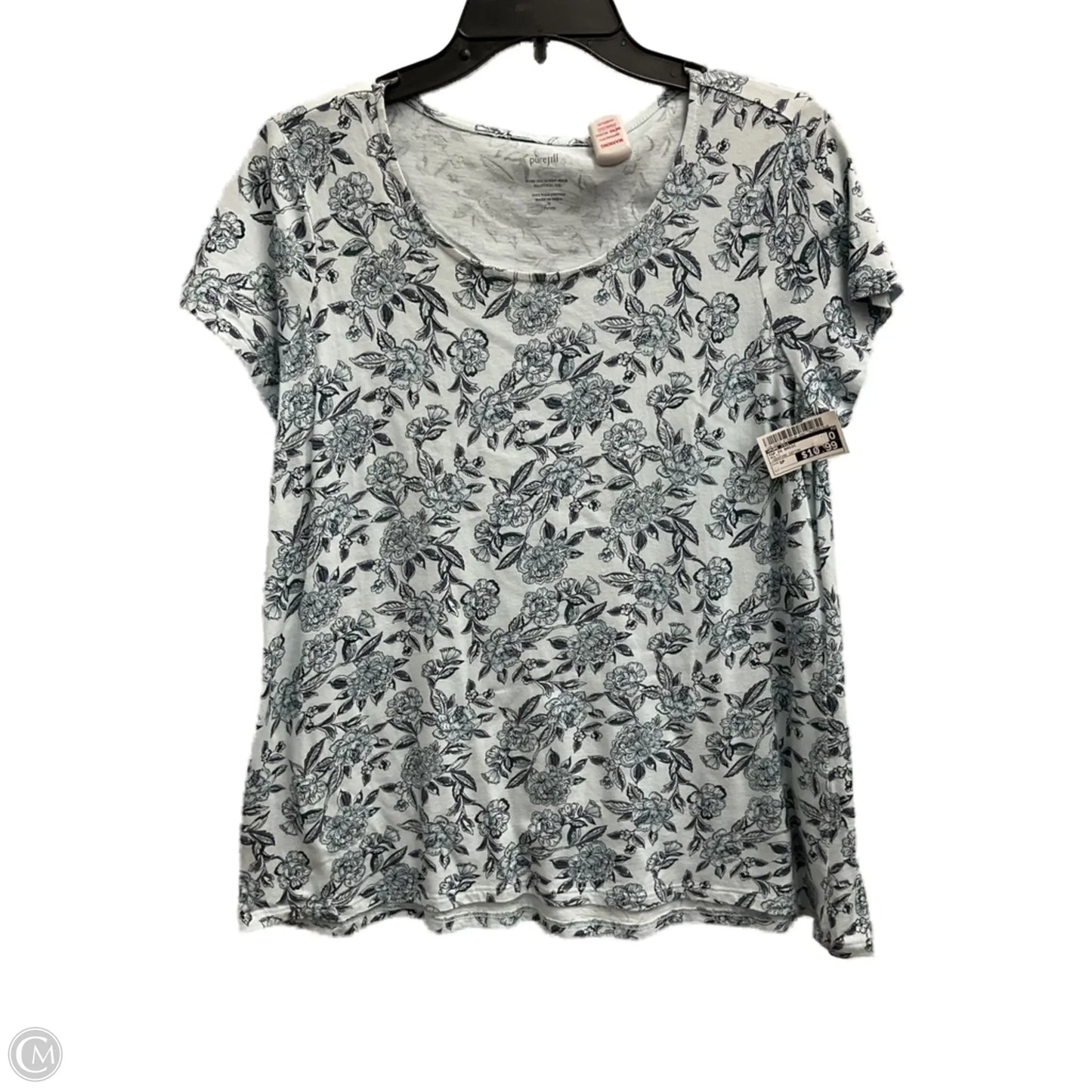 Top Short Sleeve Basic By Pure Jill In Multi-colored, Size: Sp