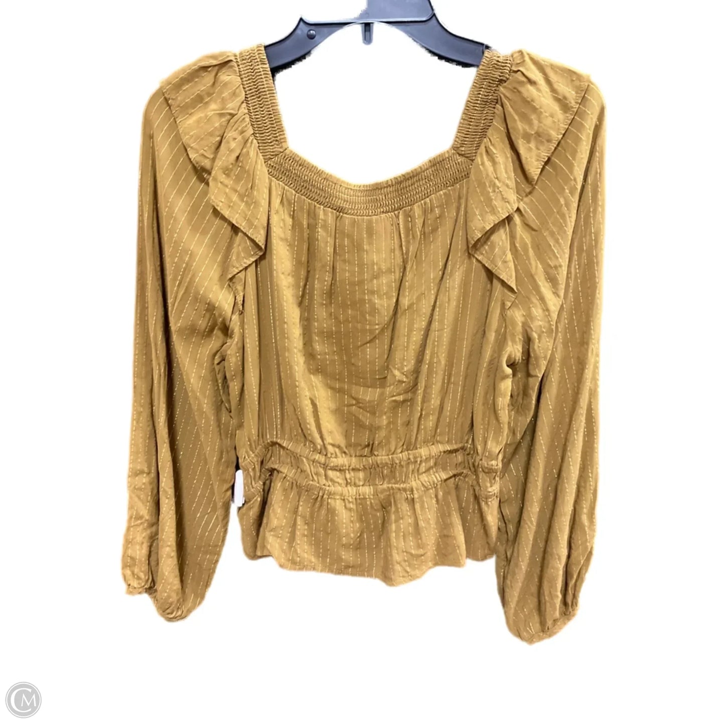 Top Long Sleeve By Universal Thread In Green, Size: M