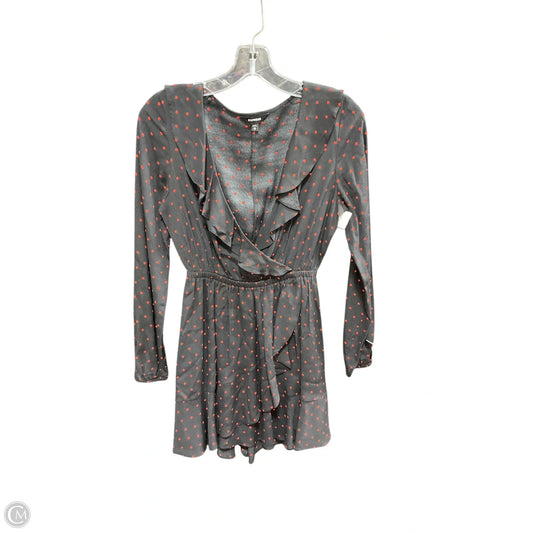 Dress Casual Short By Express In Polkadot Pattern, Size: Xs