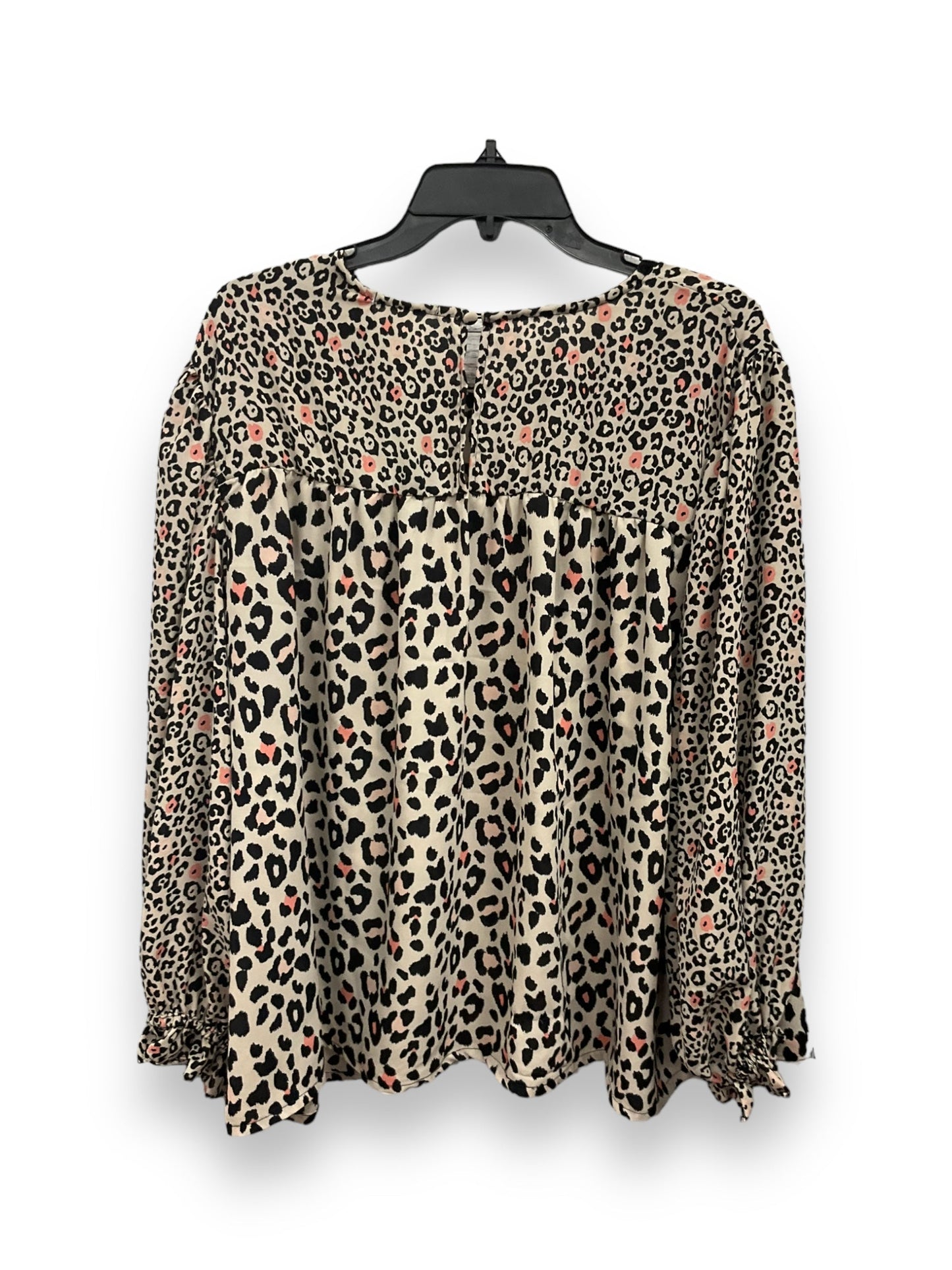 Animal Print Blouse Long Sleeve Maurices, Size 2x