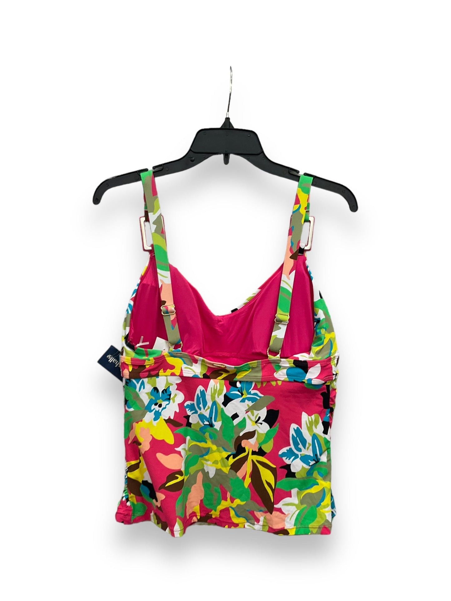 Multi-colored Swimsuit Top Clothes Mentor, Size Xl