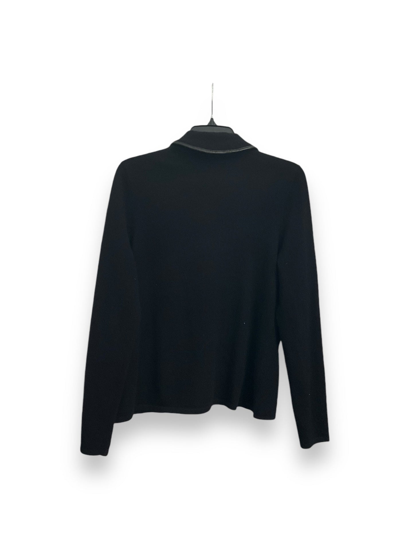 Sweater Cardigan Cashmere By Charter Club In Black, Size: M