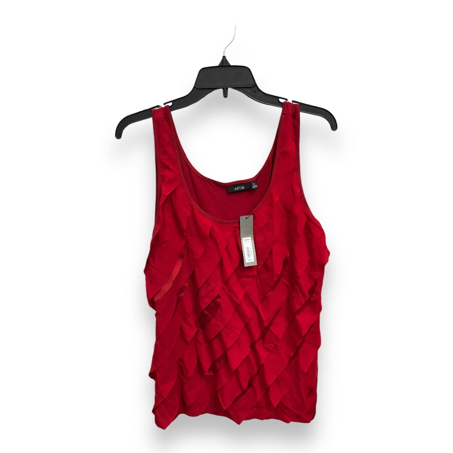 Top Sleeveless By Apt 9 In Red, Size: Xl