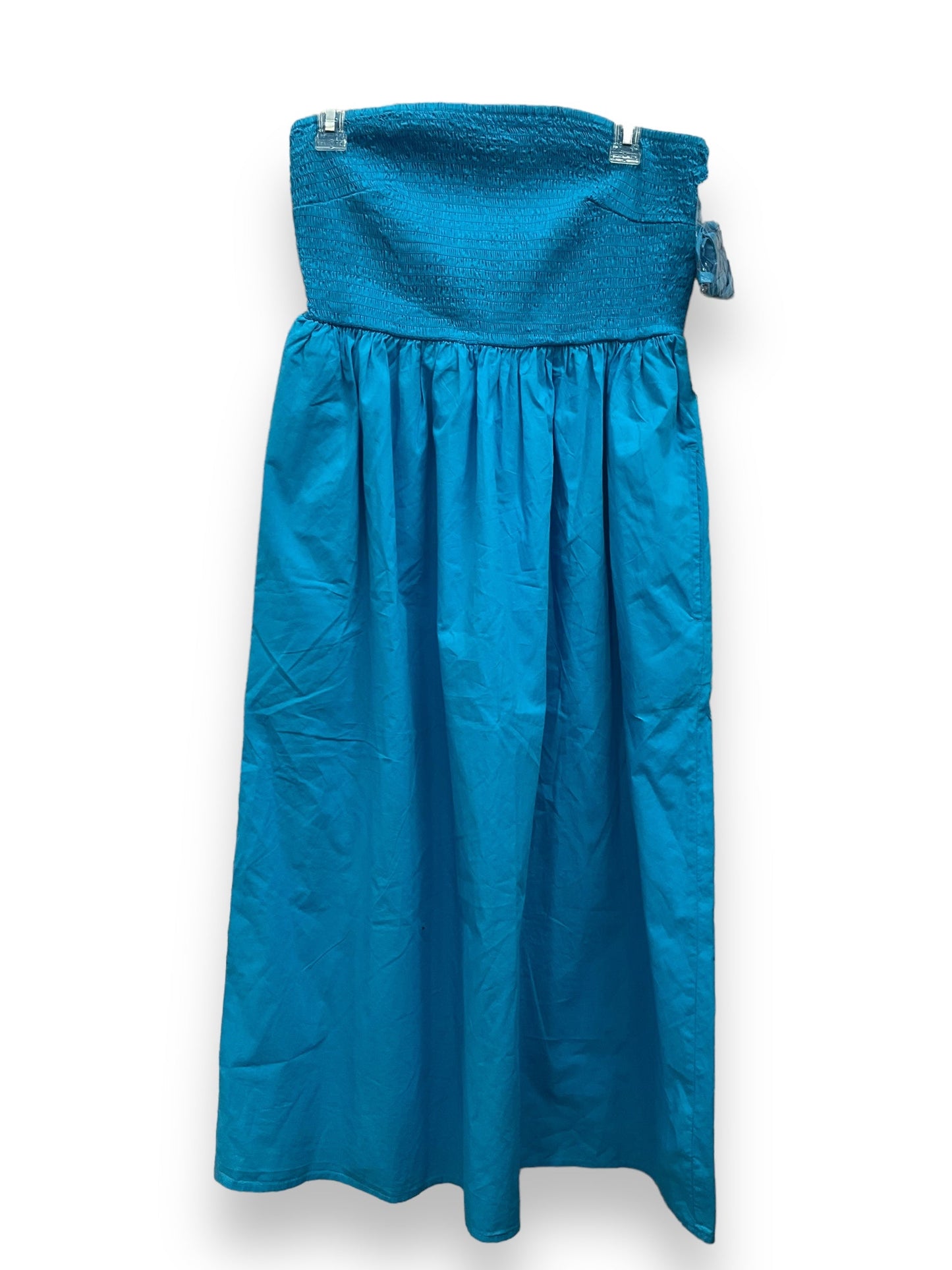 Dress Casual Midi By A New Day In Blue, Size: S