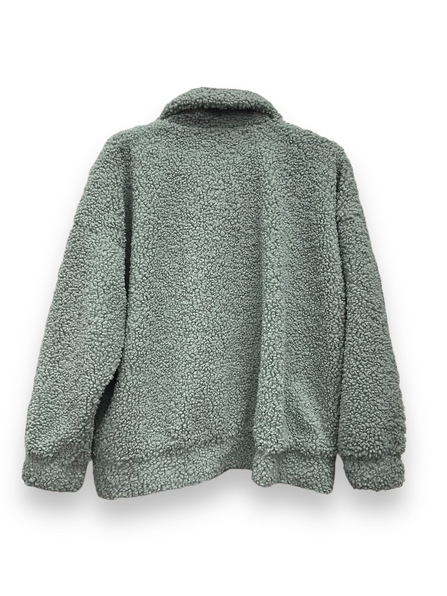 Jacket Faux Fur & Sherpa By Wild Fable In Green, Size: Xs