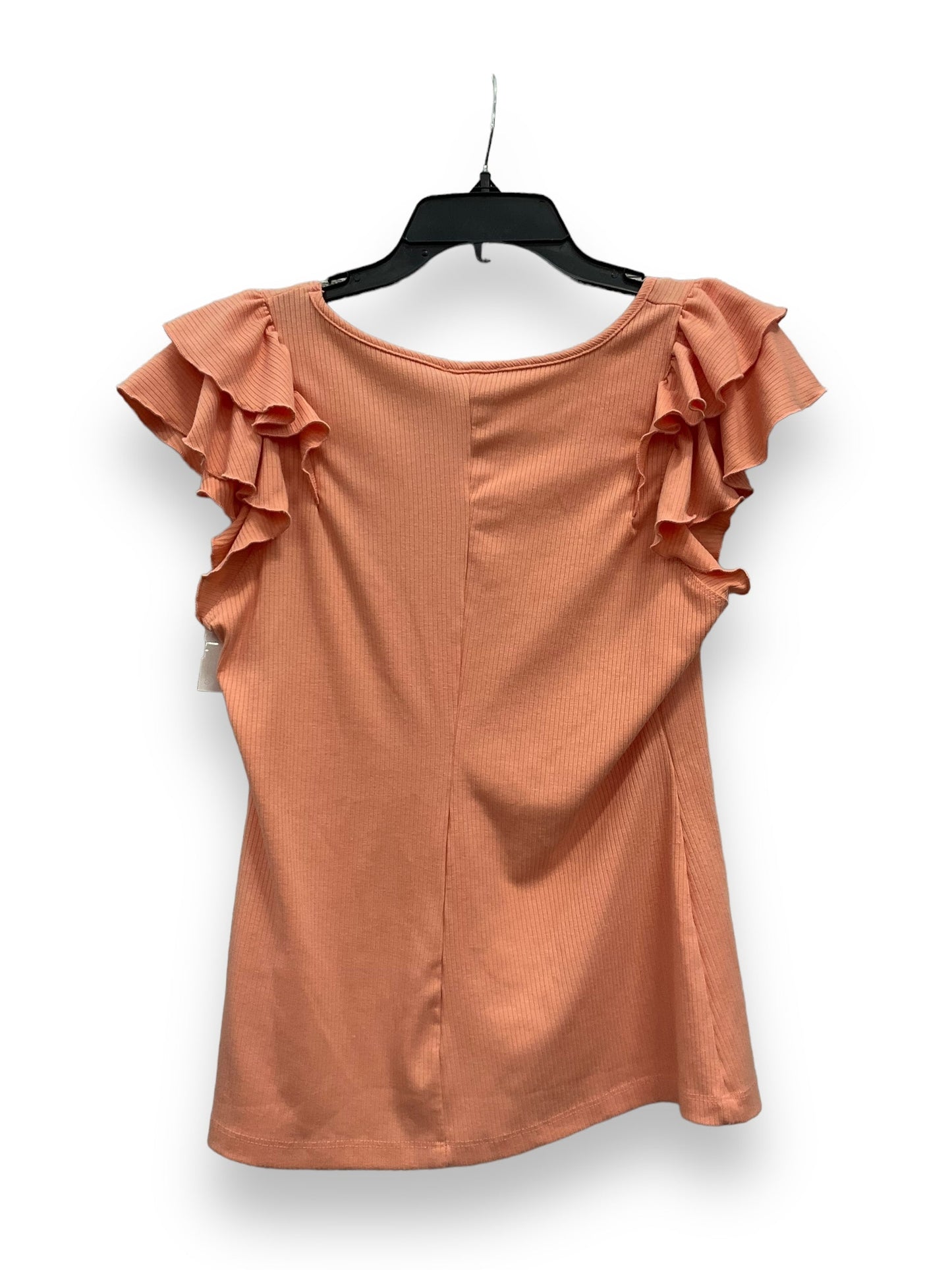 Top Short Sleeve By Express In Orange, Size: S