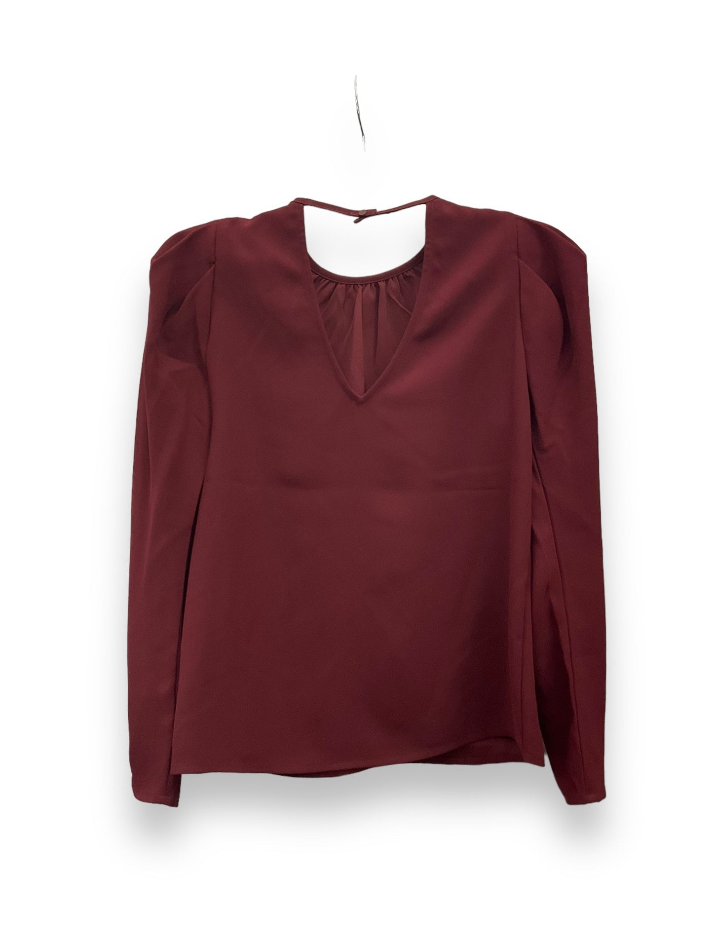 Top Long Sleeve By Express In Red, Size: Xs