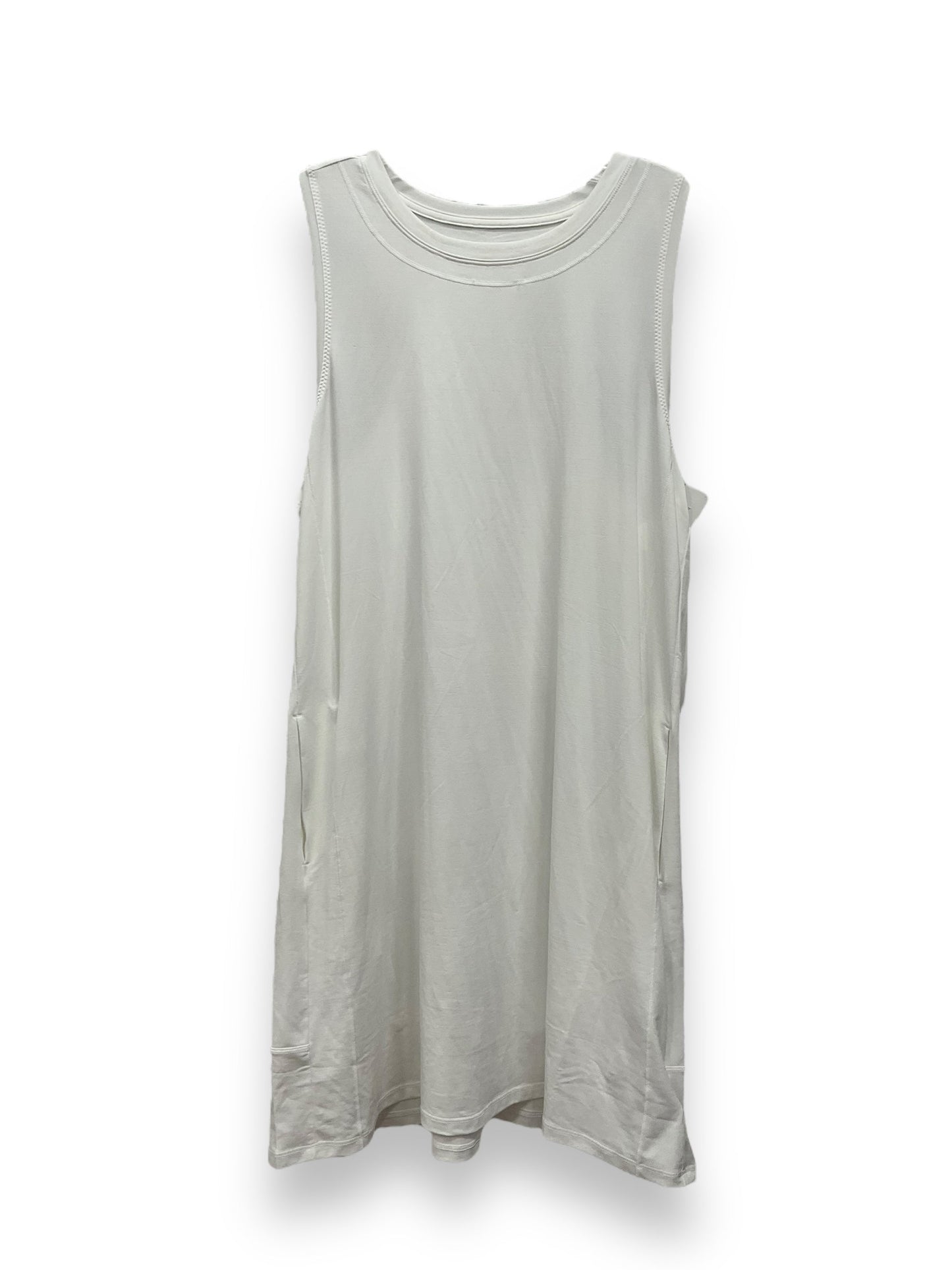 Athletic Dress By Athleta In White, Size: L