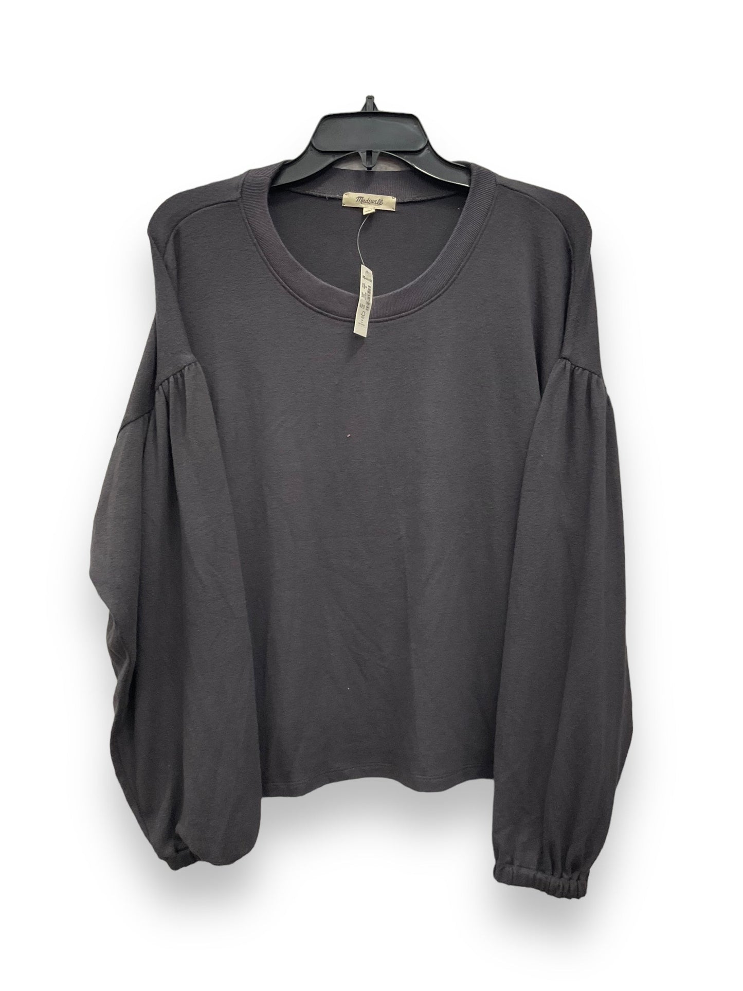 Top Long Sleeve By Madewell In Grey, Size: M