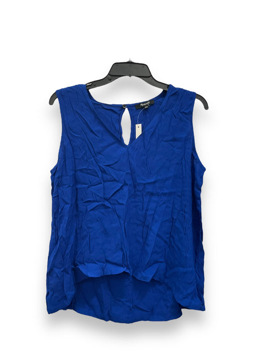 Top Sleeveless By Madewell In Blue, Size: M