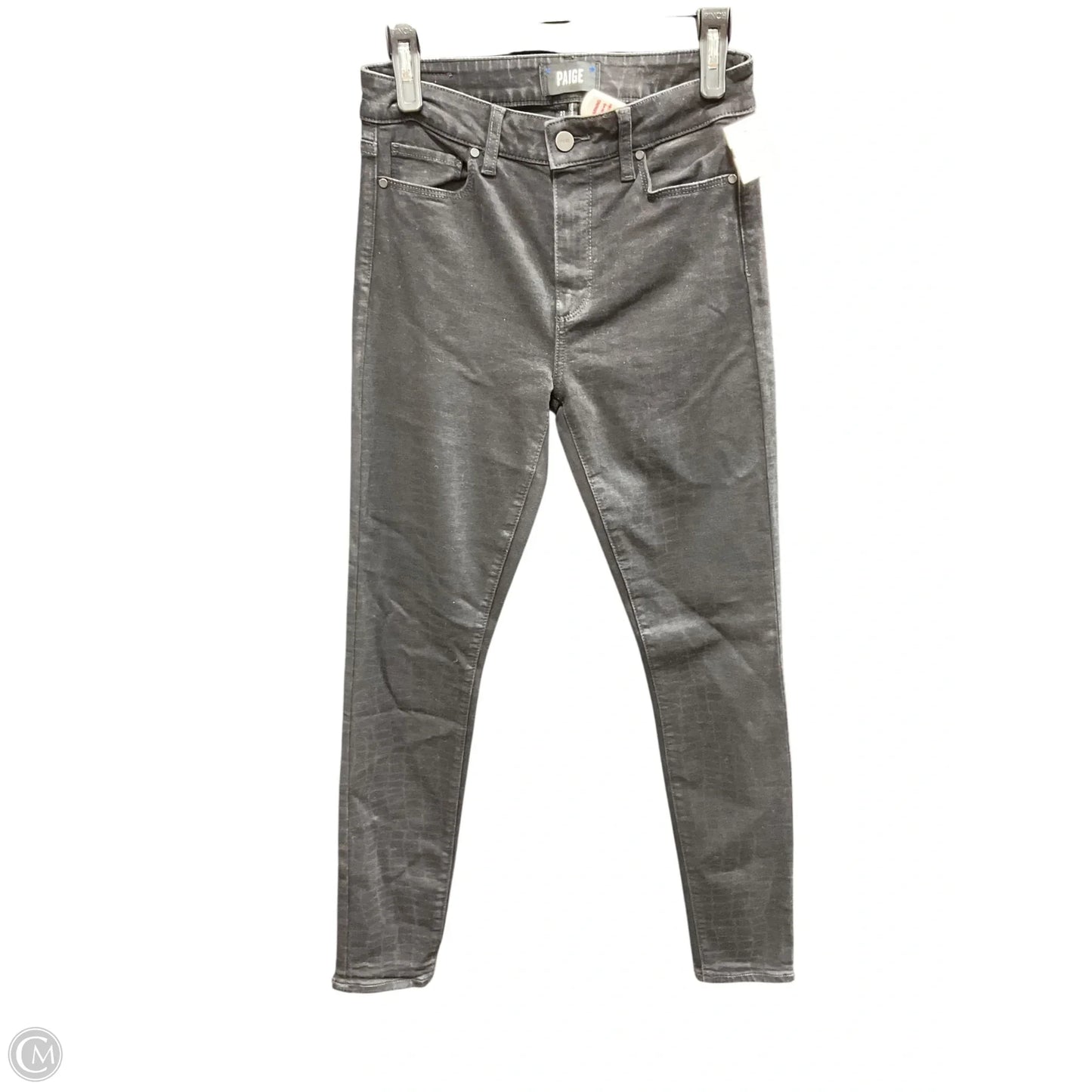 Jeans Skinny By Paige In Black, Size: 4