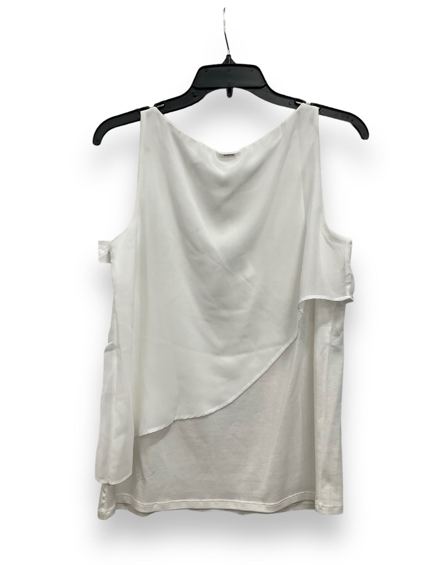 White Top Sleeveless Cmb, Size S