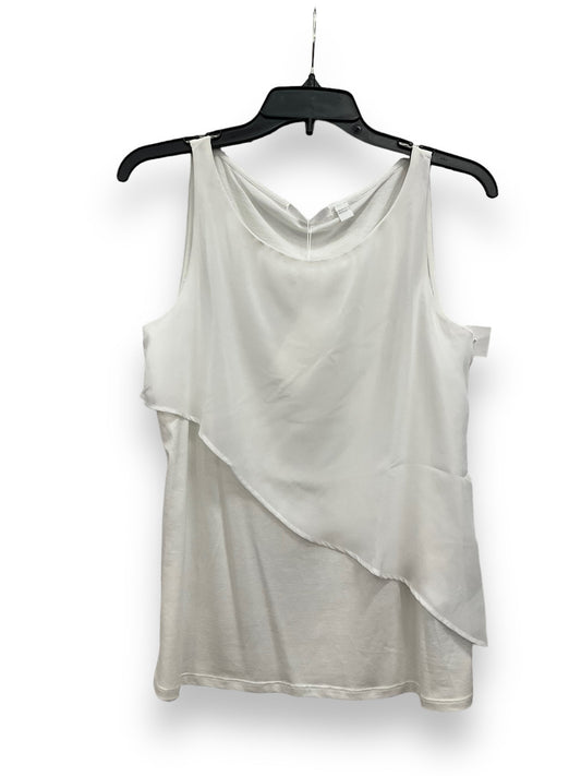 White Top Sleeveless Cmb, Size S