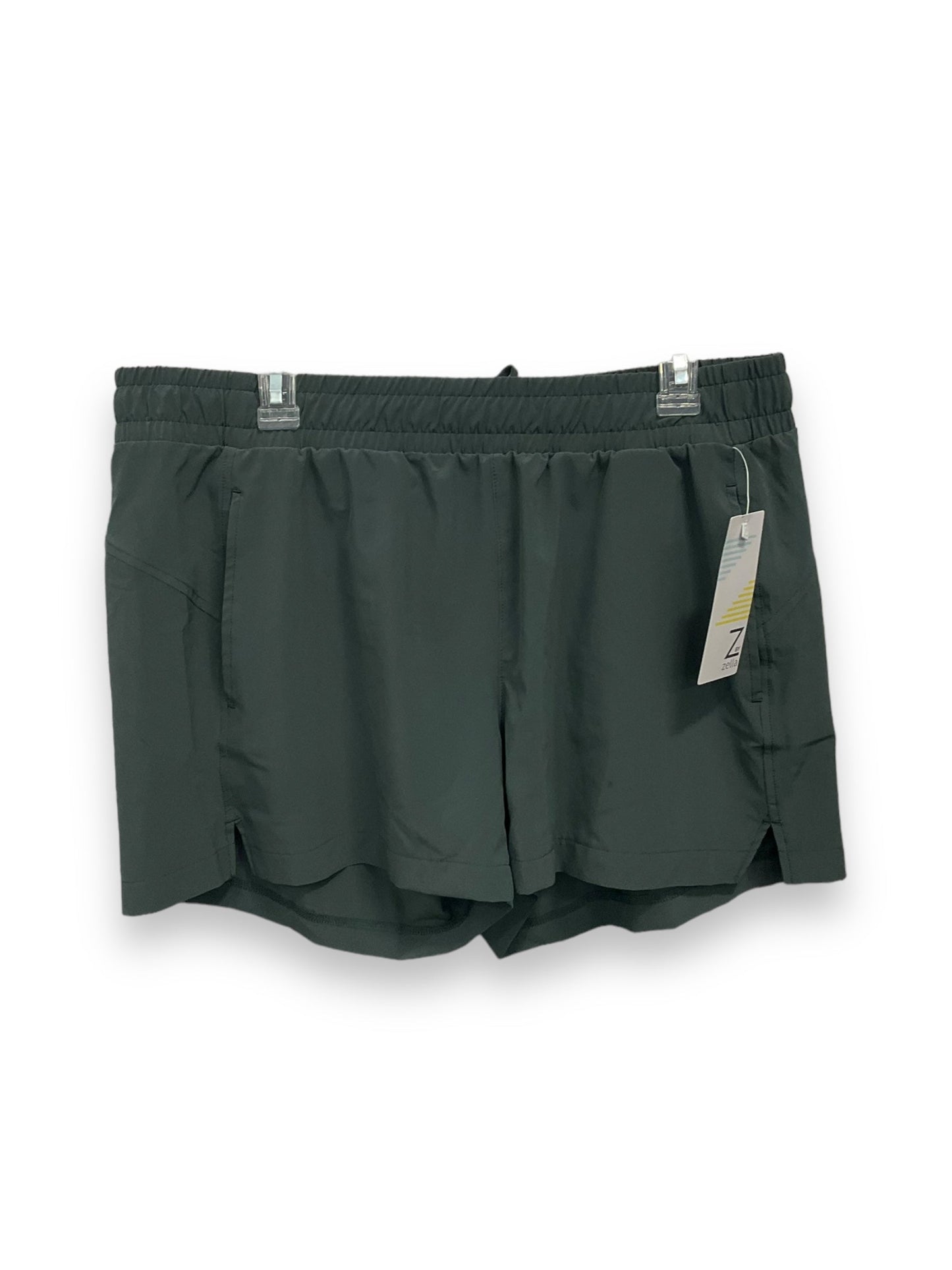 Green Athletic Shorts Zella, Size Xl