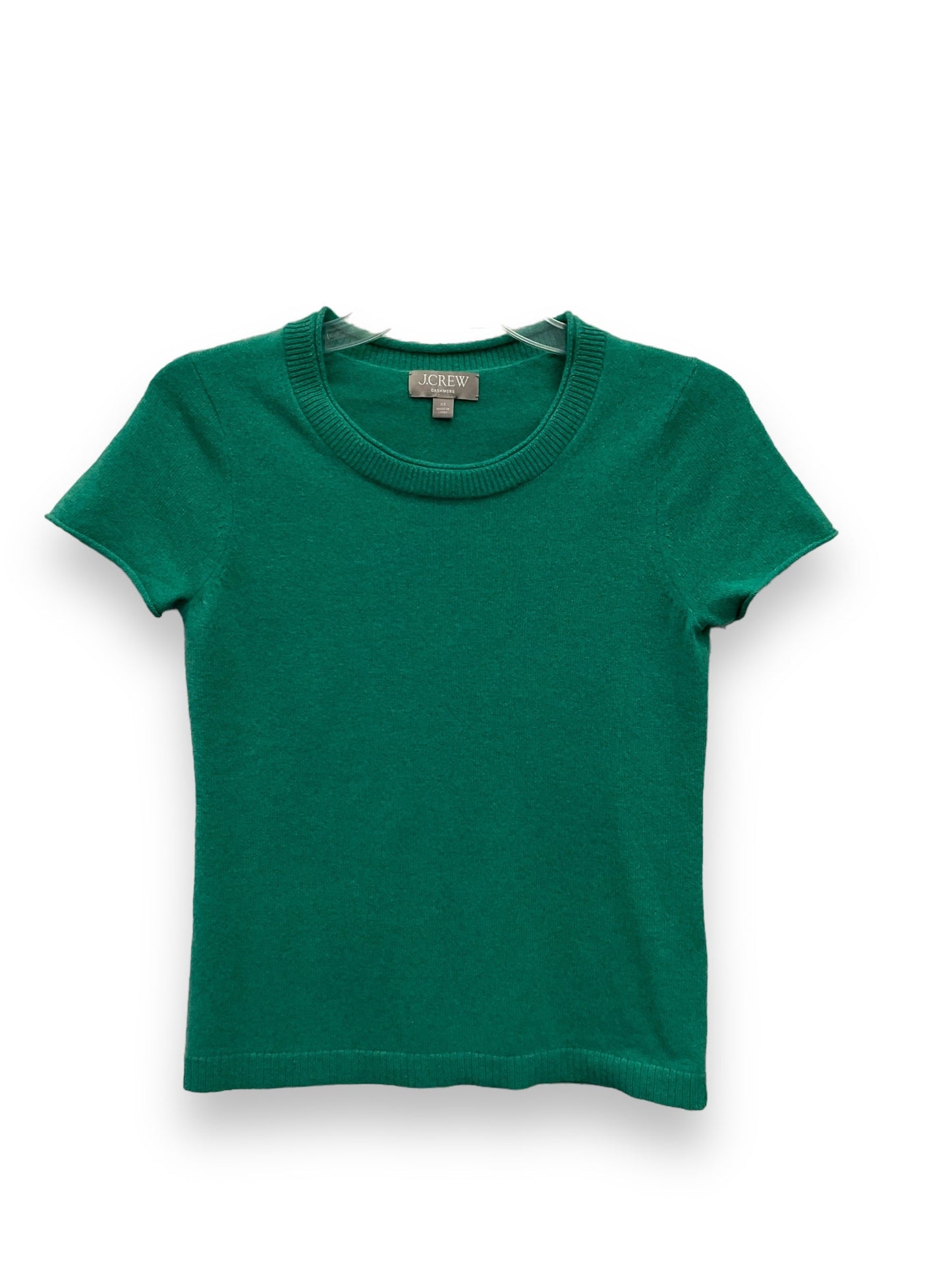 Green Top Short Sleeve J. Crew, Size Xs