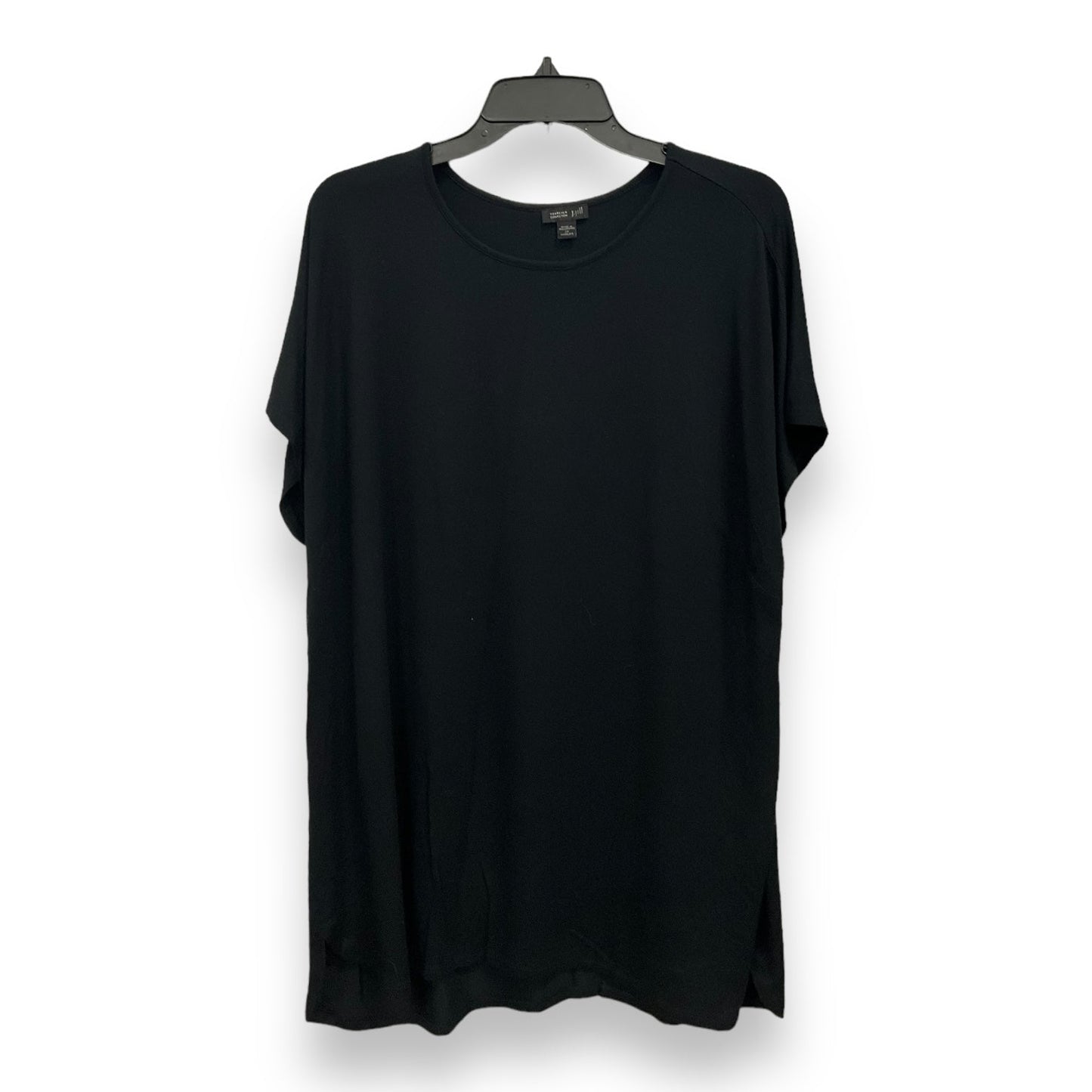 Black Top Short Sleeve J. Jill, Size 2x