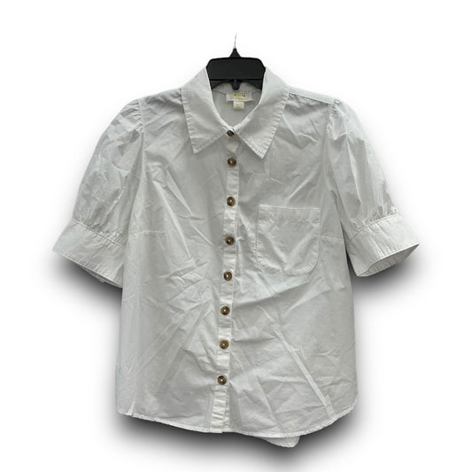 White Top Short Sleeve Maeve, Size S