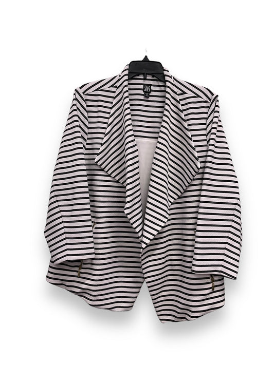 Striped Pattern Blazer Roz And Ali, Size 2x