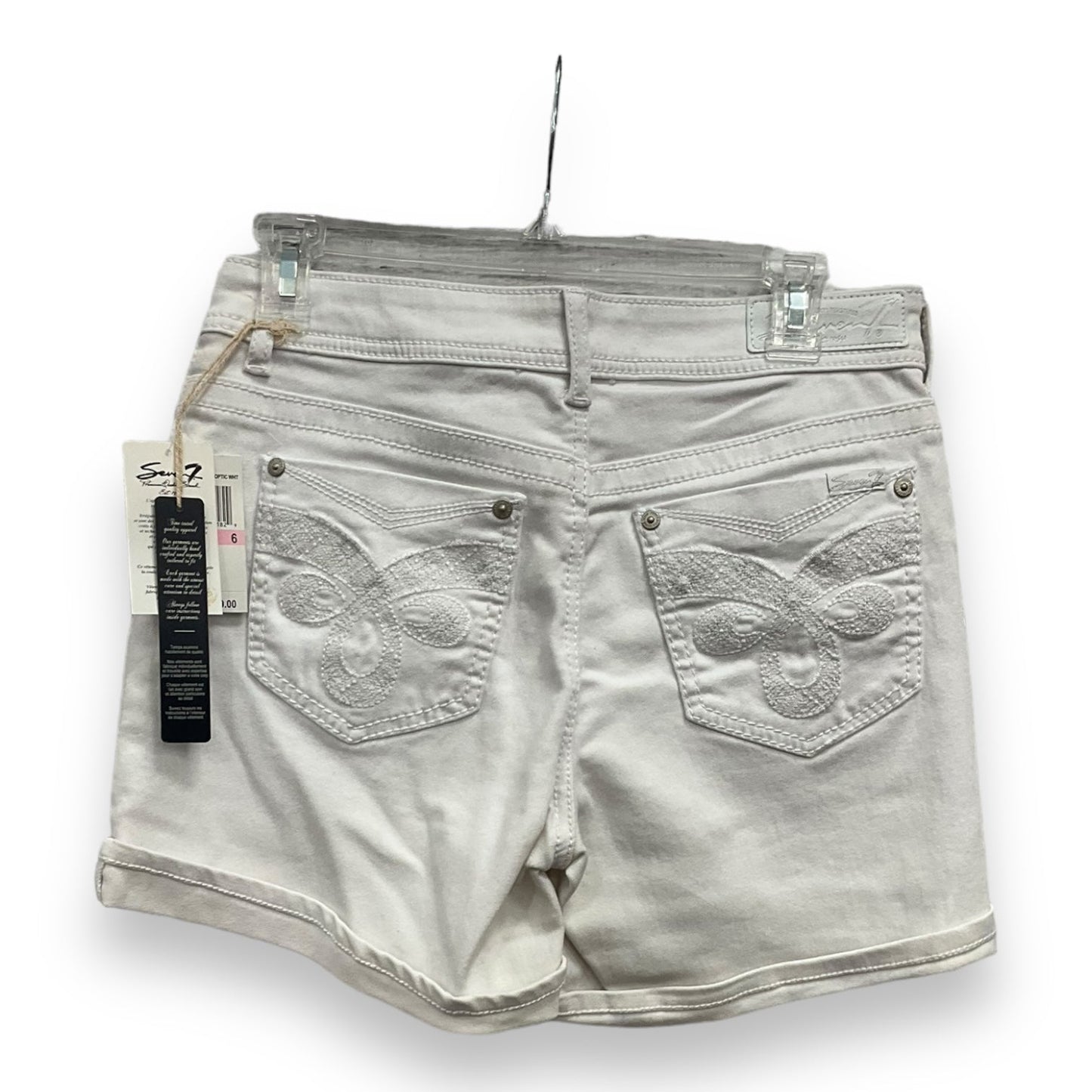 White Shorts Seven 7, Size 6