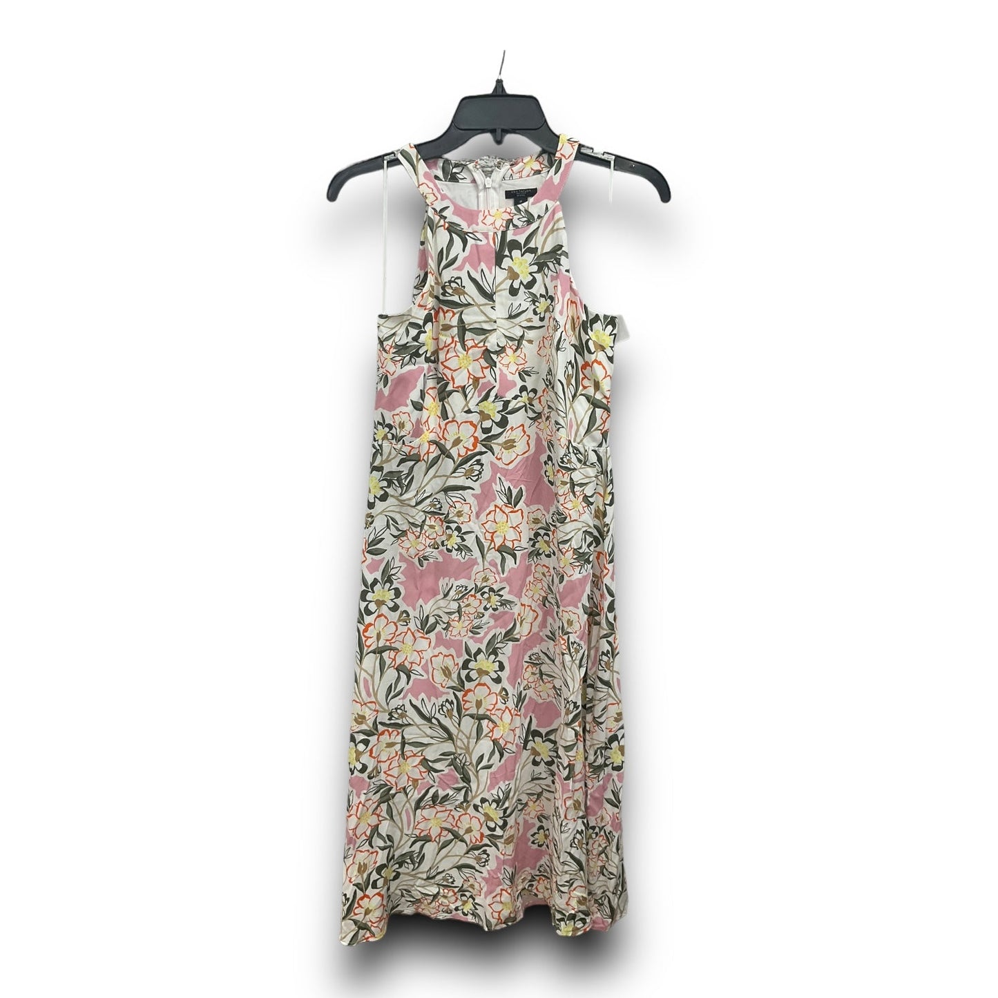 Dress Casual Midi By Ann Taylor In Floral Print, Size: S