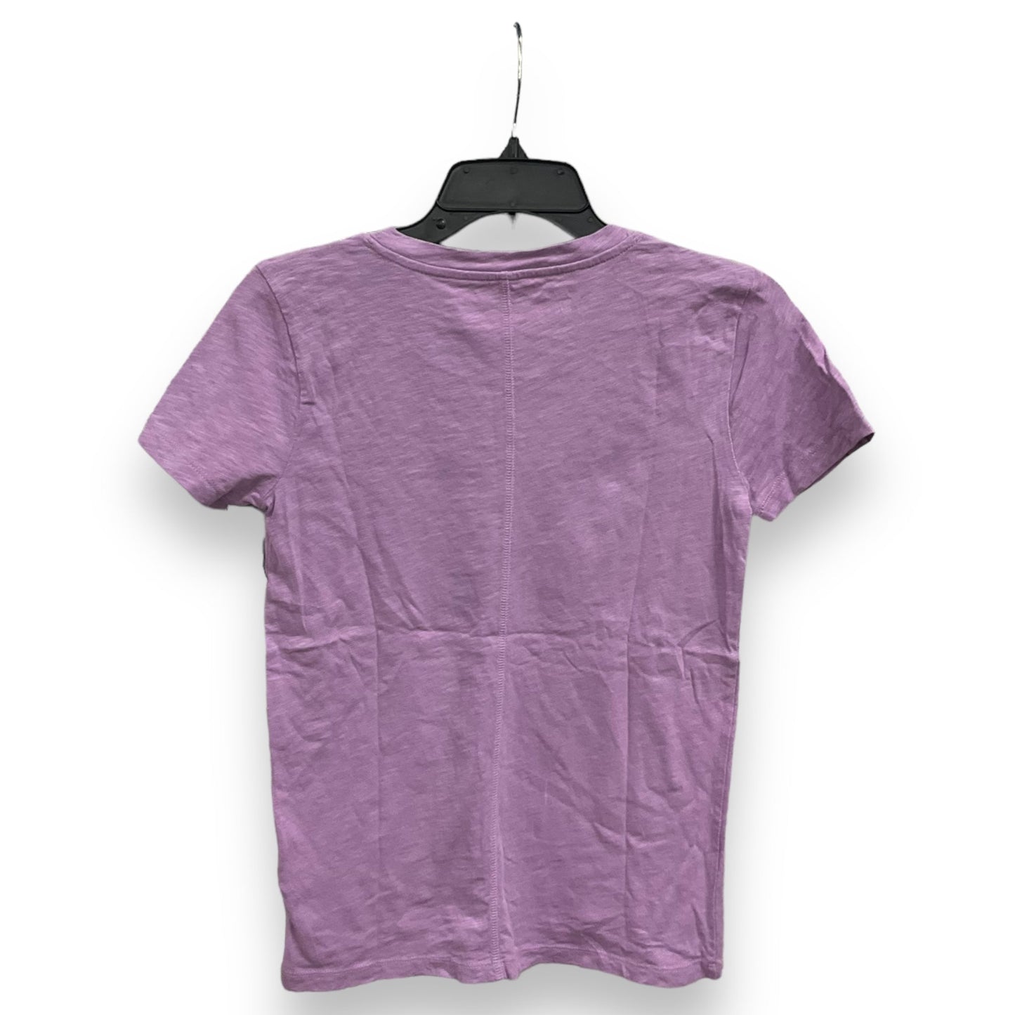 Top Short Sleeve Basic By J. Crew In Purple, Size: Xs