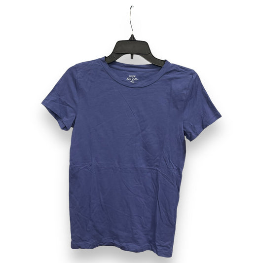 Top Short Sleeve Basic By J. Crew In Blue, Size: S