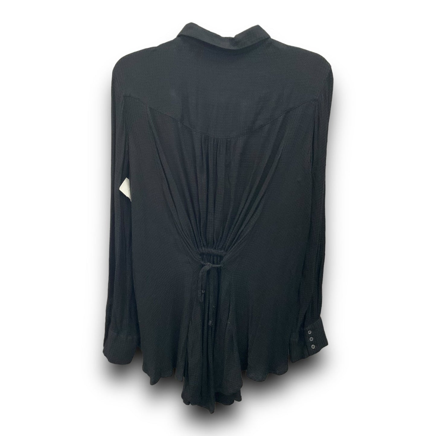 Top Long Sleeve By Free People In Black, Size: M